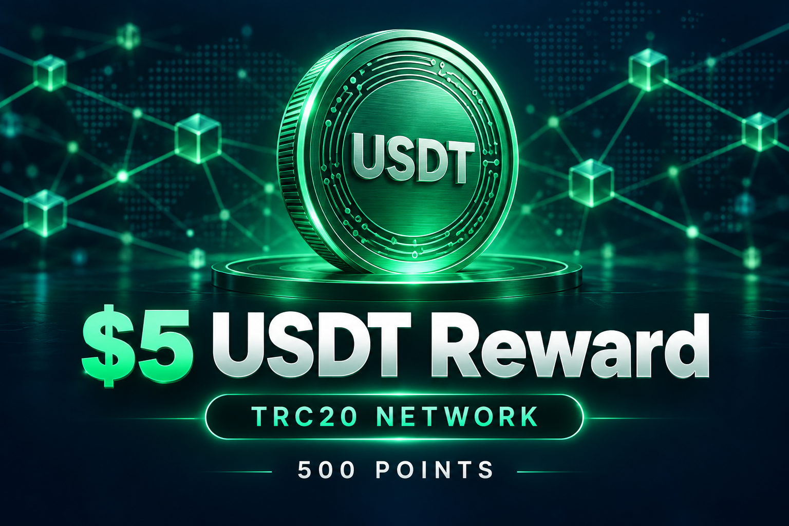 $5 USDT Reward – TRC20